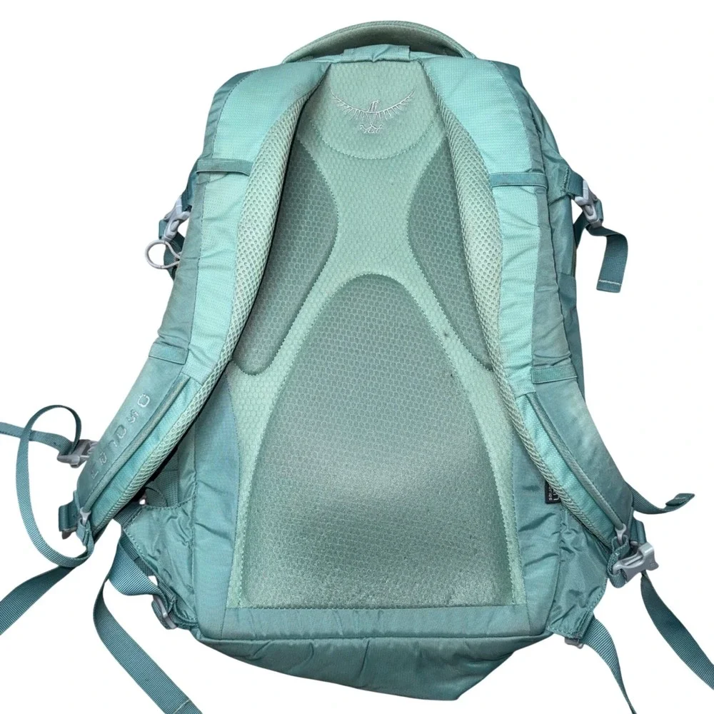 Osprey Celeste Backpack Womens 29L Teal Green Good Laptop Daypack Hiking Bag